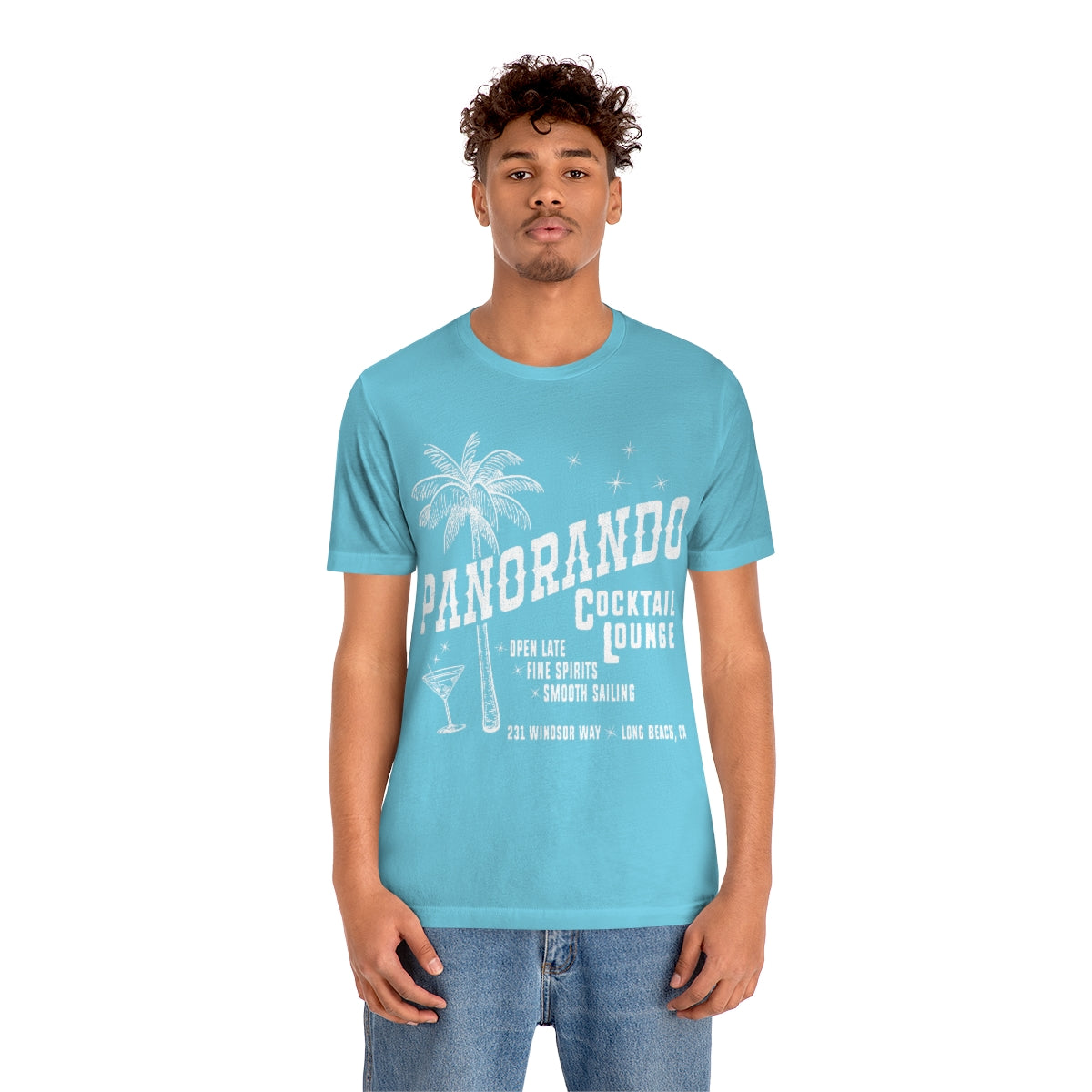 Panorando Cocktail Lounge Unisex Jersey Short Sleeve Tee