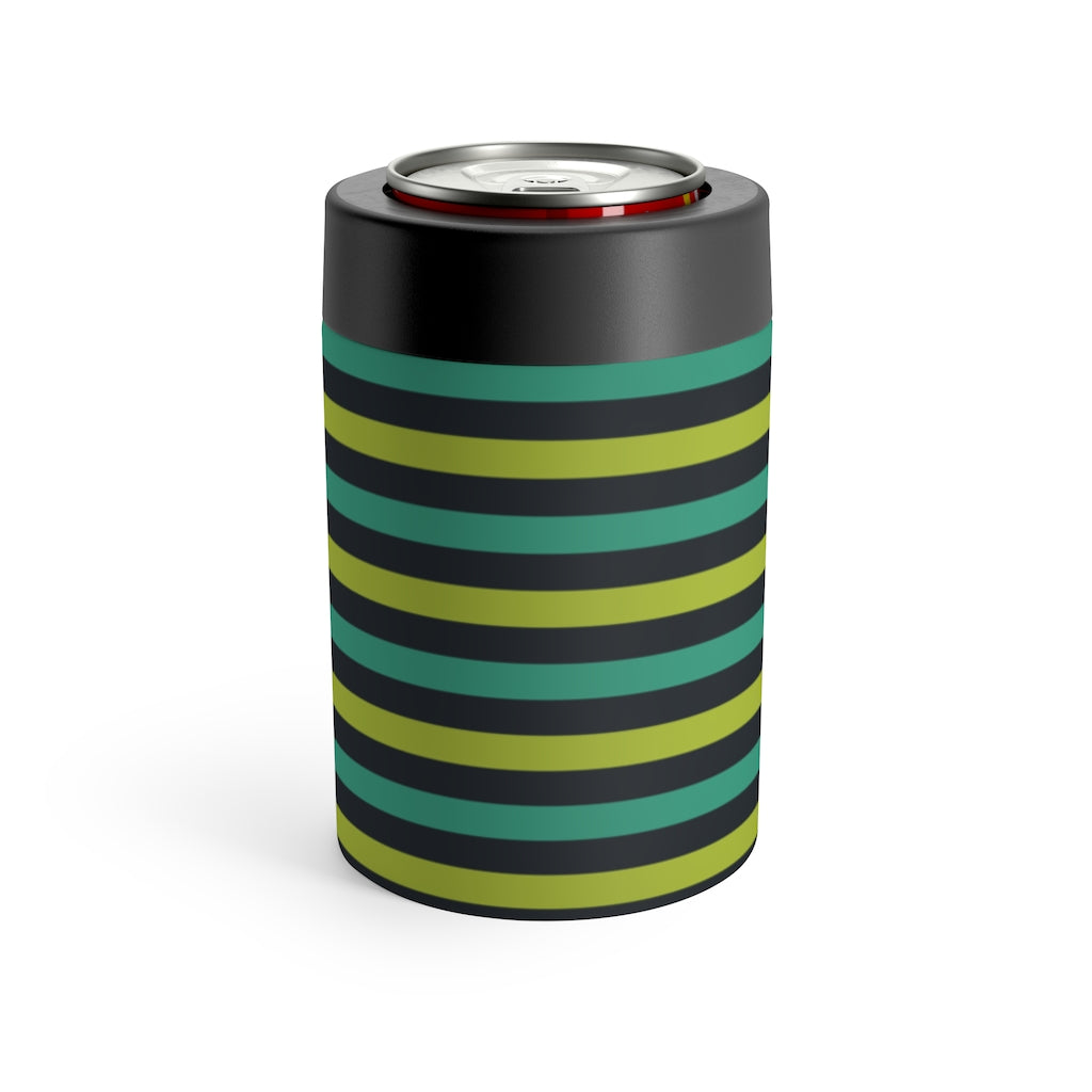 Green Stripes and Anchor Can Holder - The Salty Anchor
