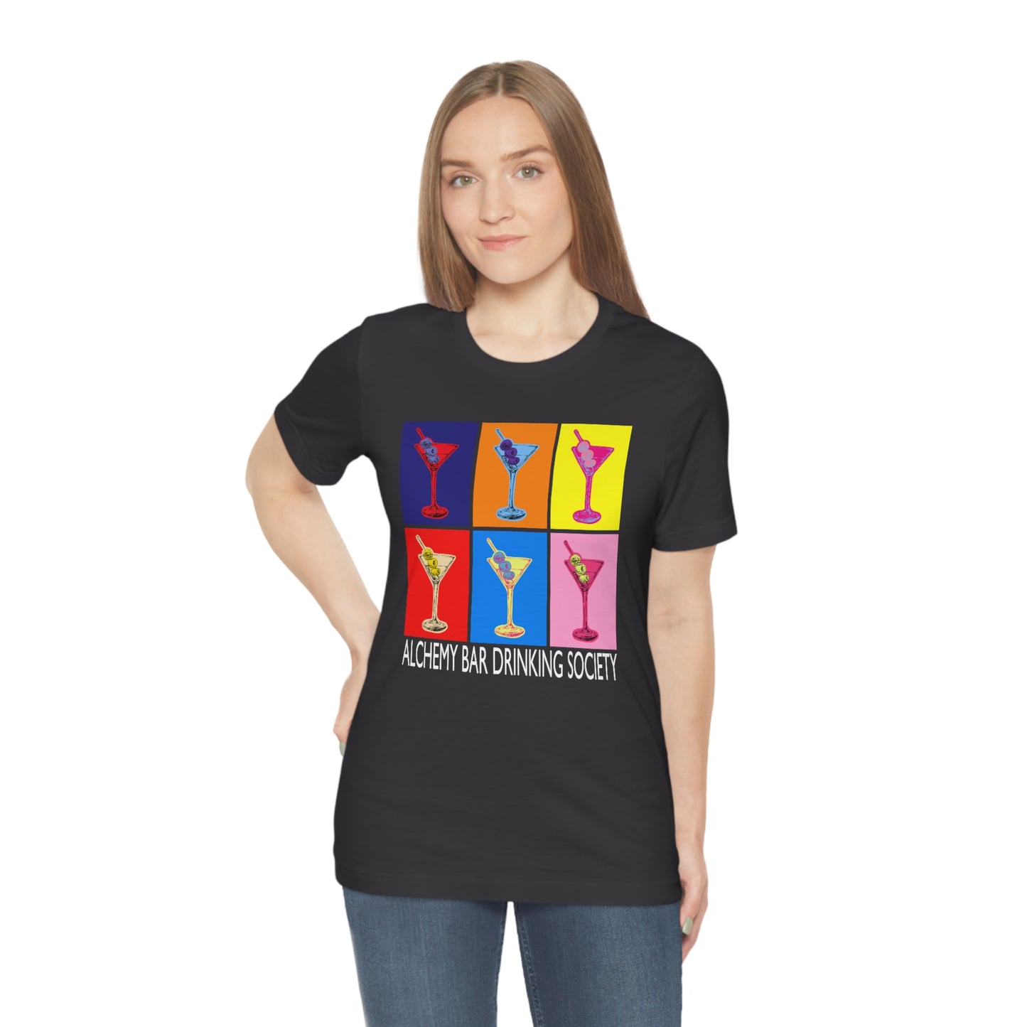 ABDS Martini Collage Unisex Jersey Short Sleeve Tee