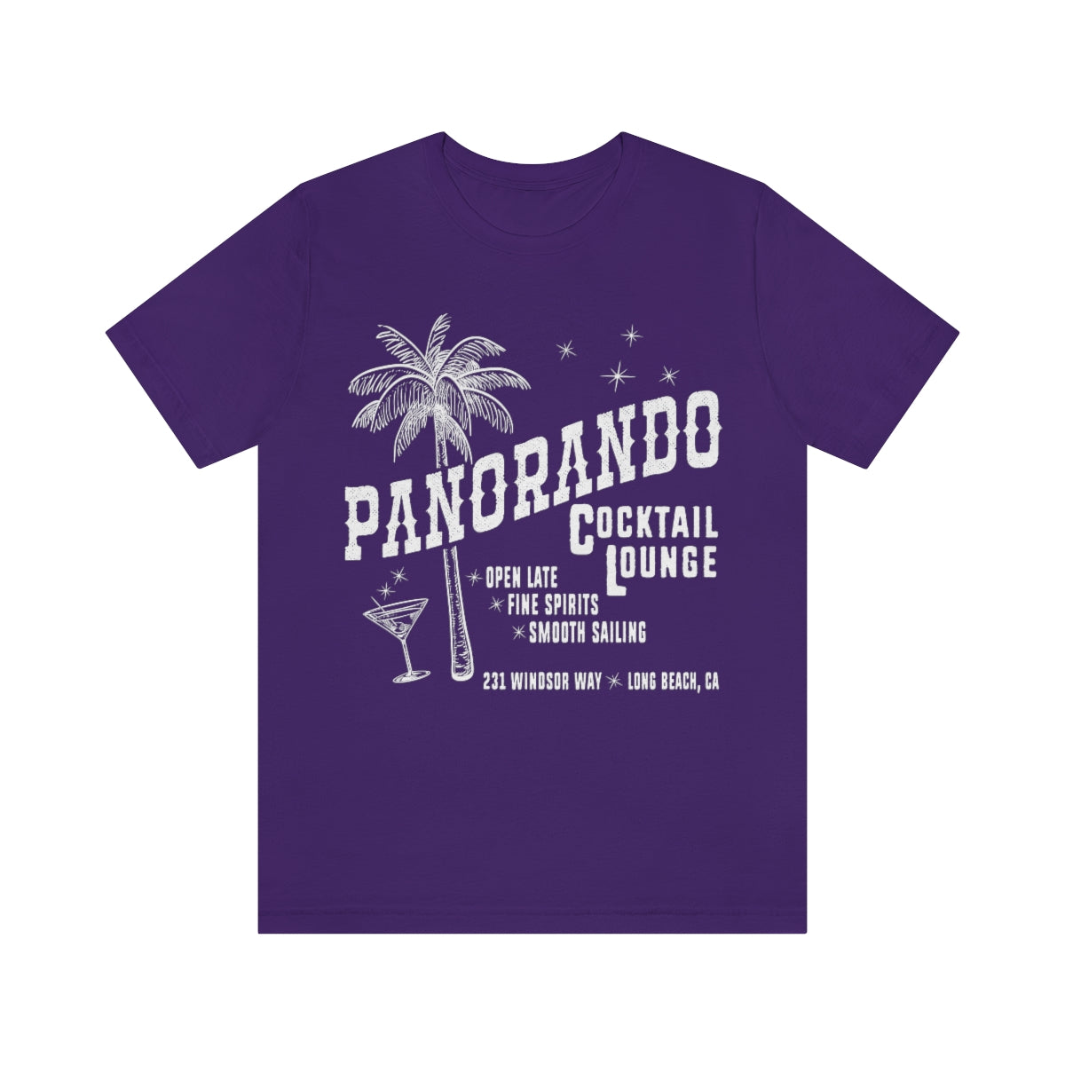Panorando Cocktail Lounge Unisex Jersey Short Sleeve Tee