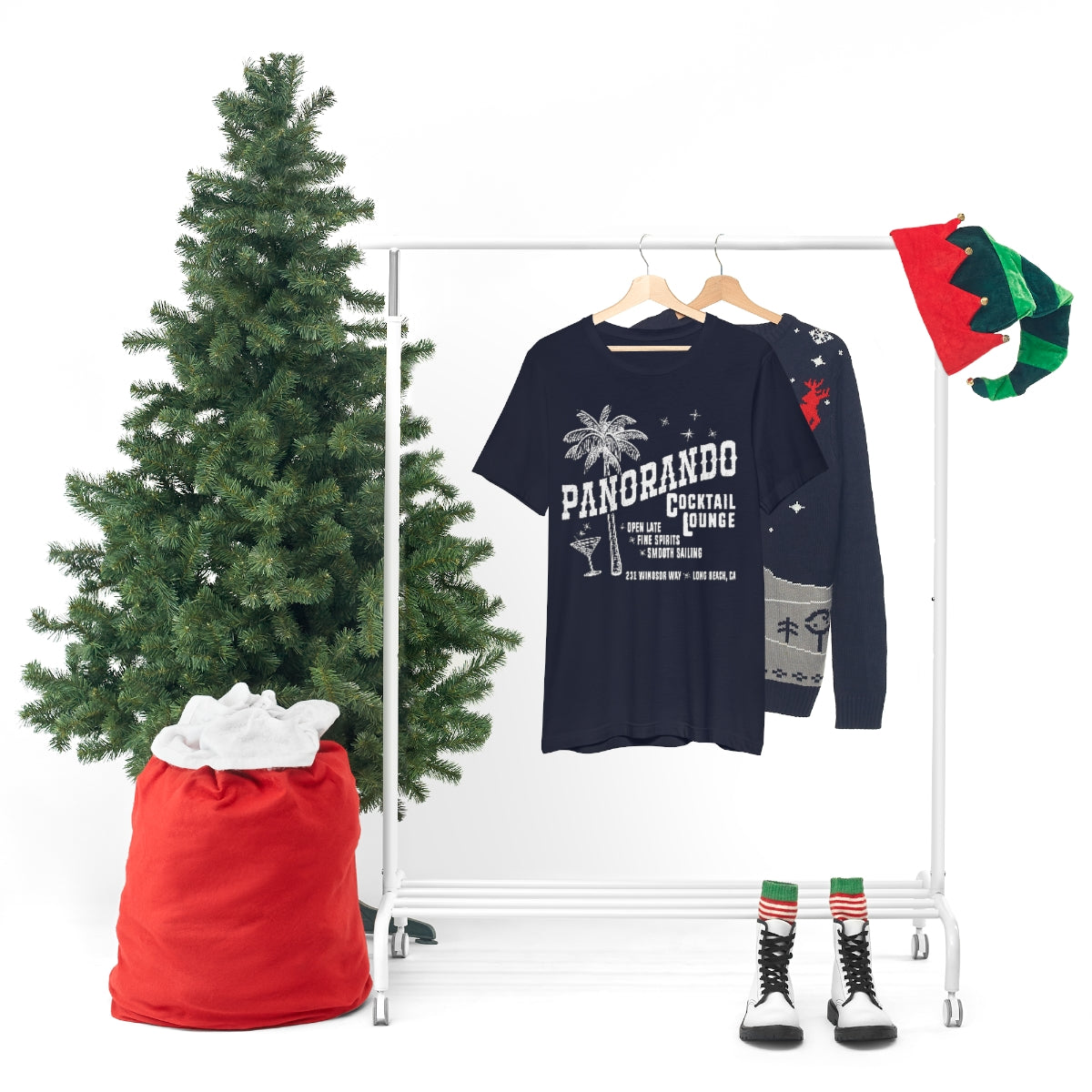 Panorando Cocktail Lounge Unisex Jersey Short Sleeve Tee
