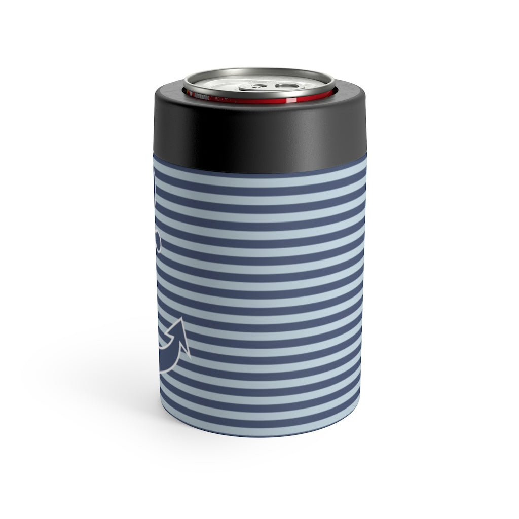 Anchor Blue Stripes Can Holder - The Salty Anchor
