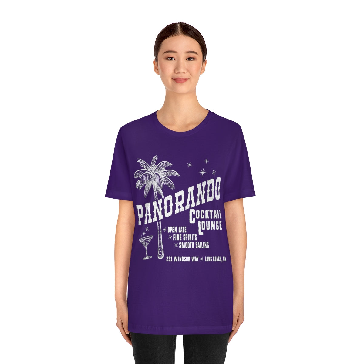Panorando Cocktail Lounge Unisex Jersey Short Sleeve Tee