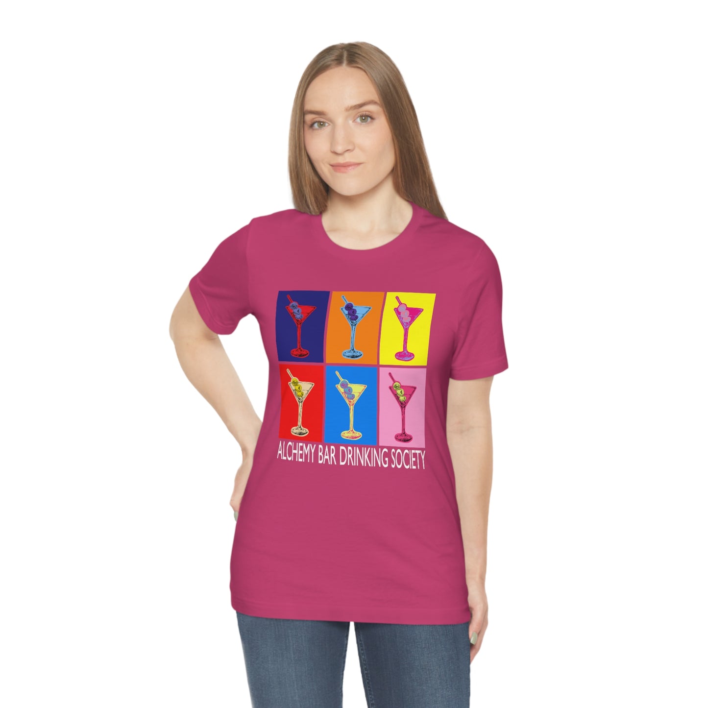 ABDS Martini Collage Unisex Jersey Short Sleeve Tee