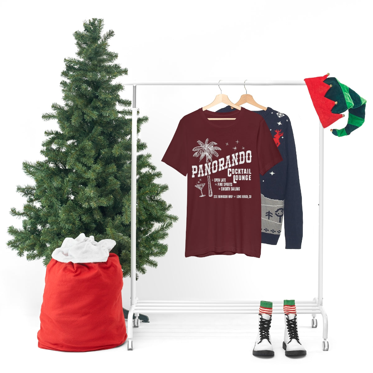 Panorando Cocktail Lounge Unisex Jersey Short Sleeve Tee
