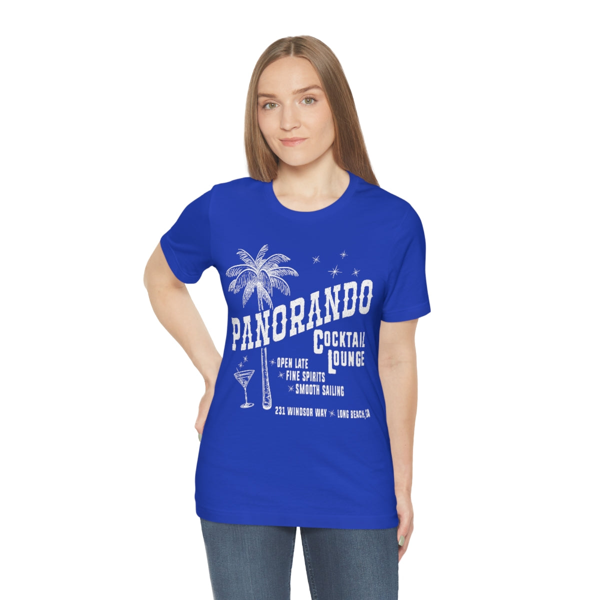 Panorando Cocktail Lounge Unisex Jersey Short Sleeve Tee