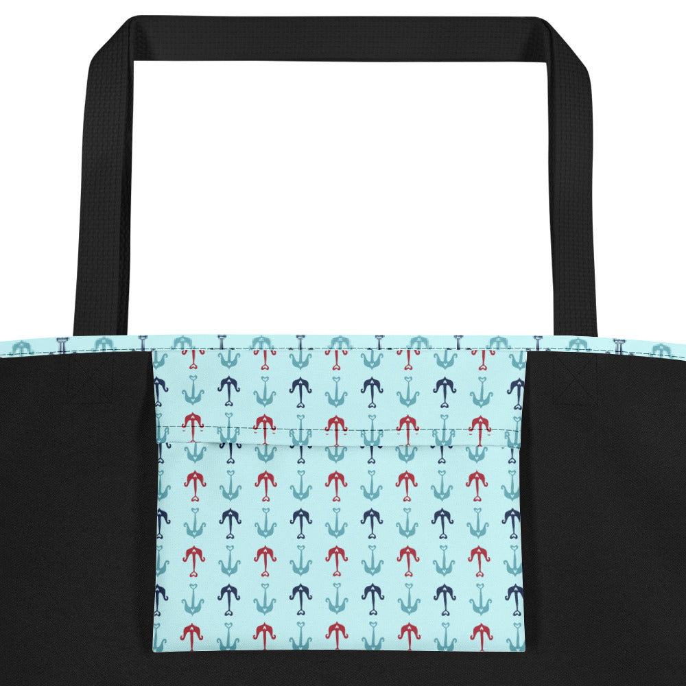 Anchors Away Beach Bag 16x20 - The Salty Anchor