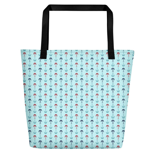 Anchors Away Beach Bag 16x20 - The Salty Anchor