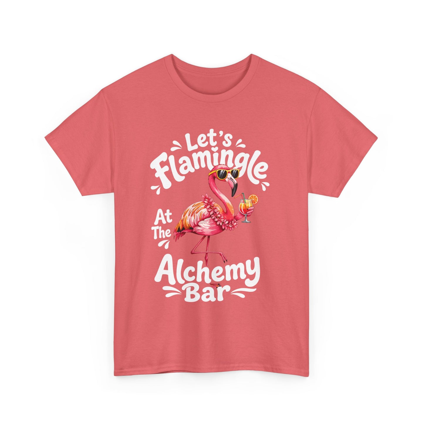 Let’s Flamingle at the Alchemy Bar Cute Tropical Tee