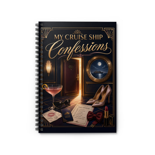 My Cruise Ship Confessions Cruise Spiral Journal