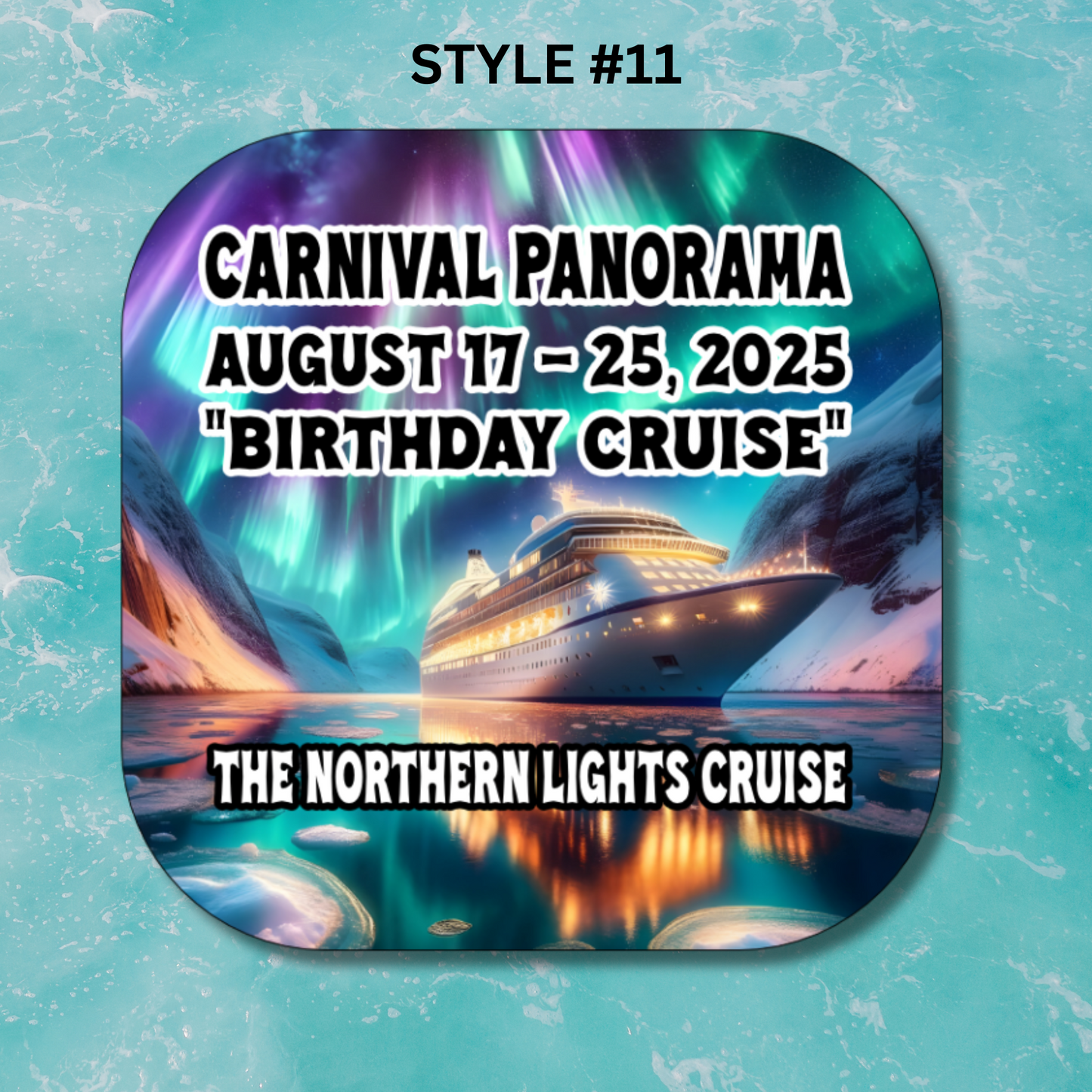 2x2" Custom Cruise Vacation Magnet