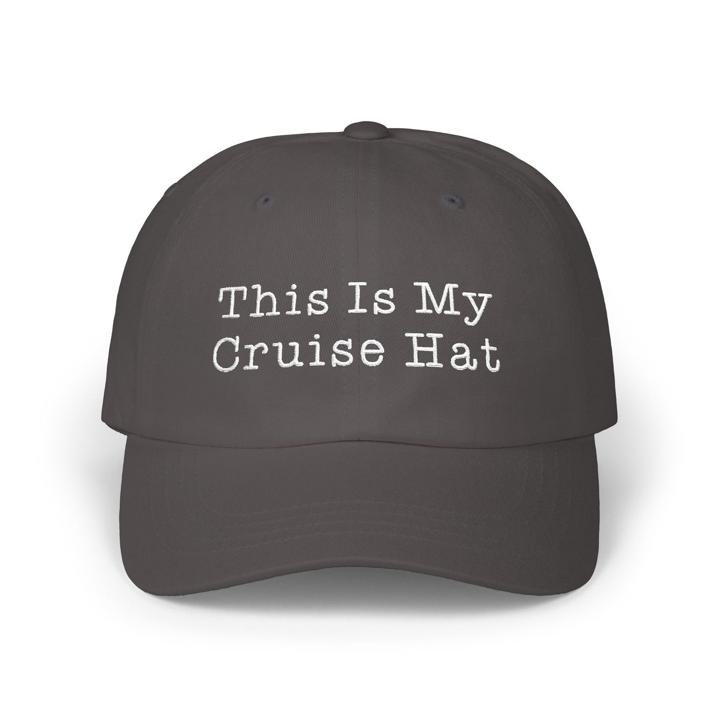 This Is My Cruise Hat Dad Cap — Embroidered Travel & Cruise Baseball Cap