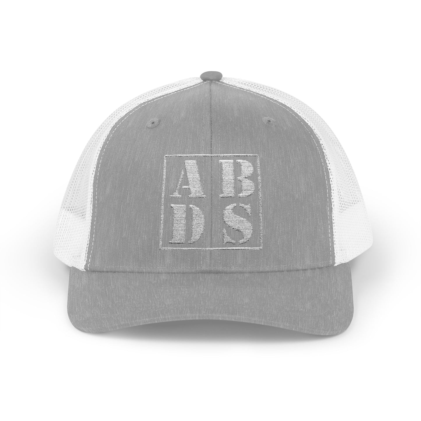 ABDS Distressed Block Logo Trucker Cap