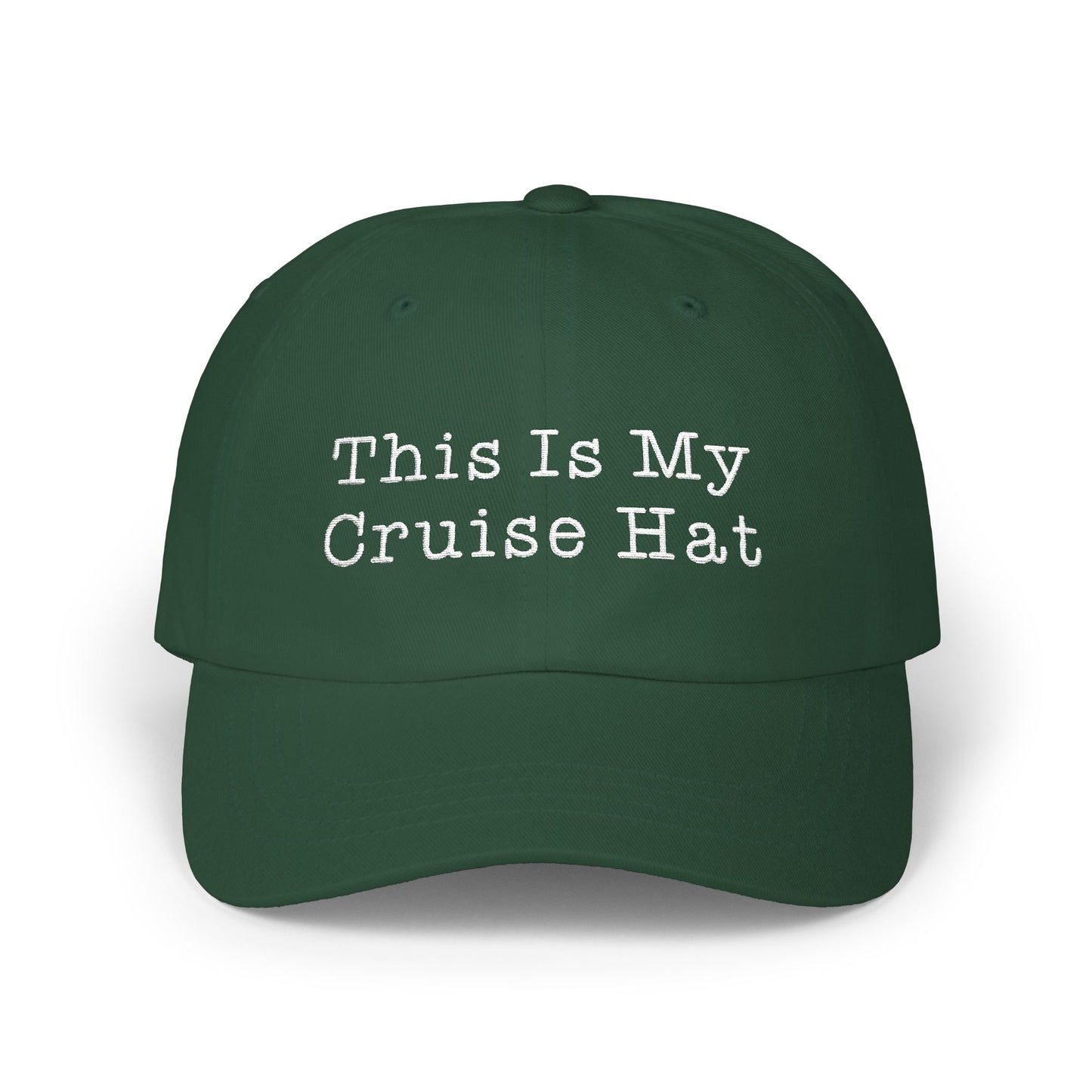 This Is My Cruise Hat Dad Cap — Embroidered Travel & Cruise Baseball Cap