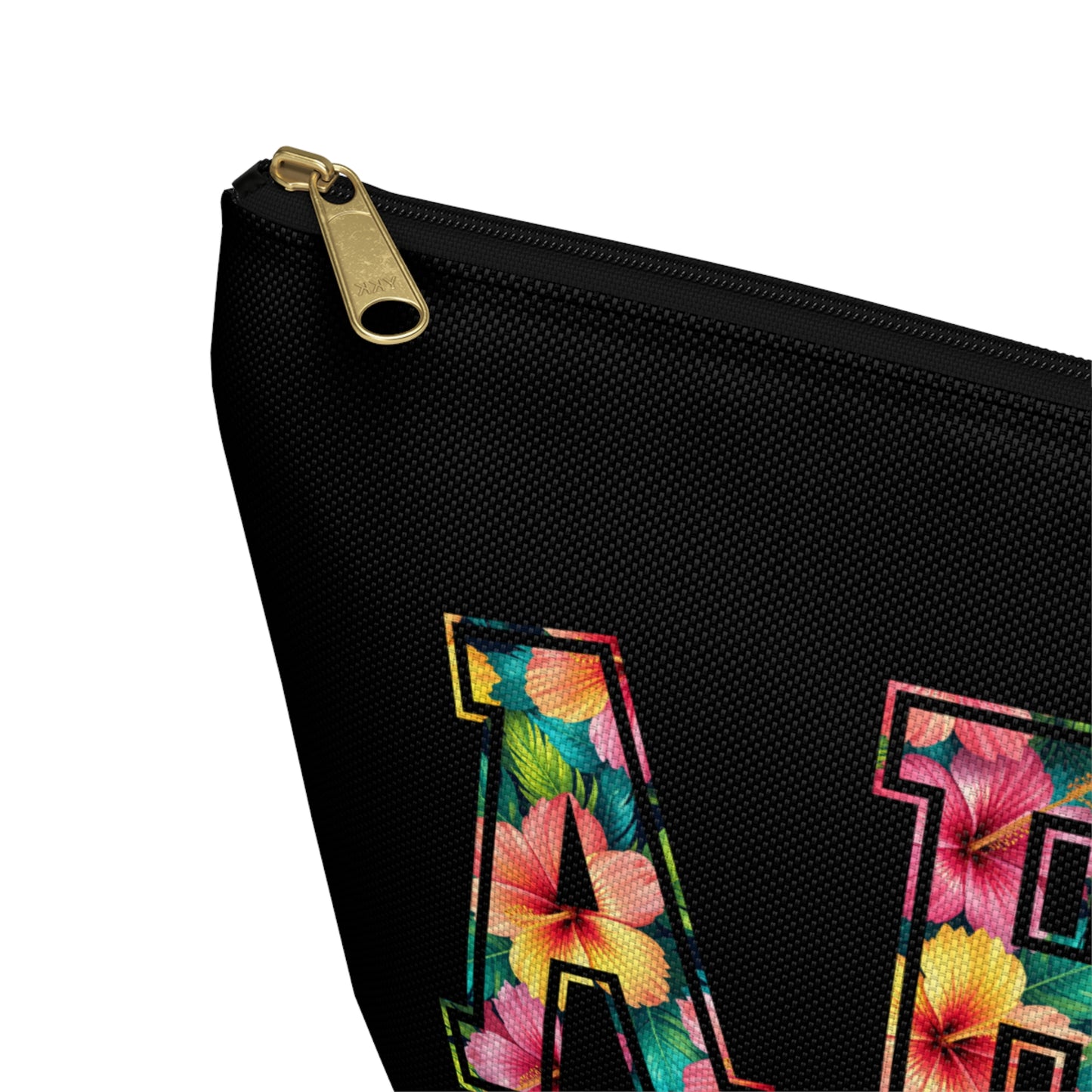 Tie-Dye Initials Accessory Pouch — 'ABDS' Est. 2020 Cosmetic Bag