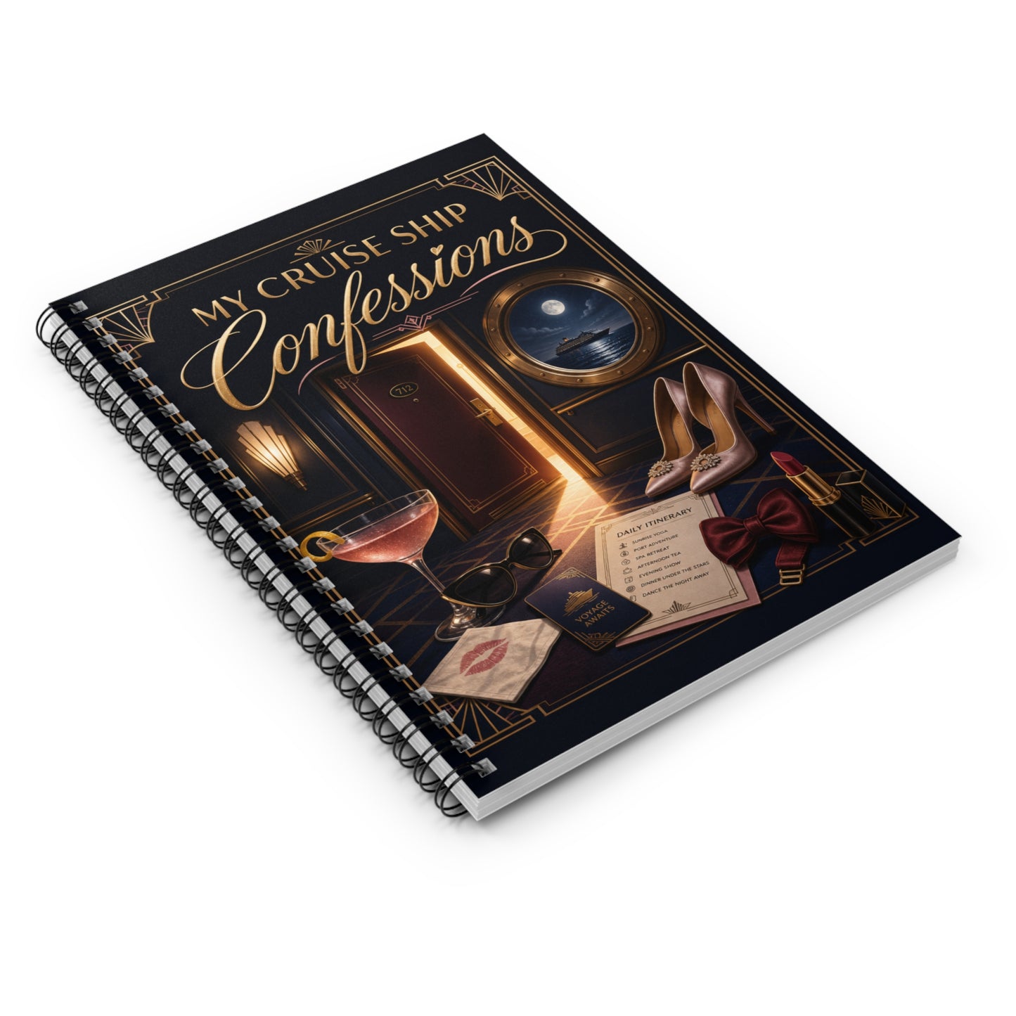 My Cruise Ship Confessions Cruise Spiral Journal