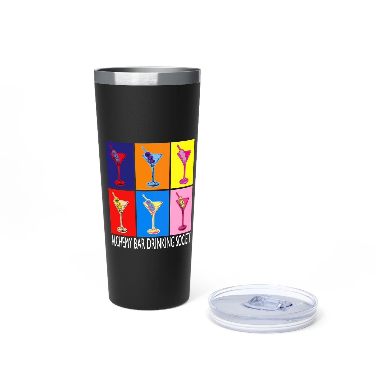 Alchemy Bar Drinking Society Tumbler - 22oz Insulated Copper Travel Mug