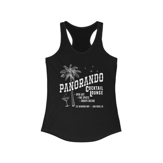 Panorando Cocktail Lounge Women's Racerback Top