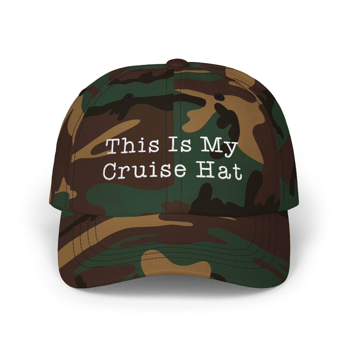 This Is My Cruise Hat Dad Cap — Embroidered Travel & Cruise Baseball Cap
