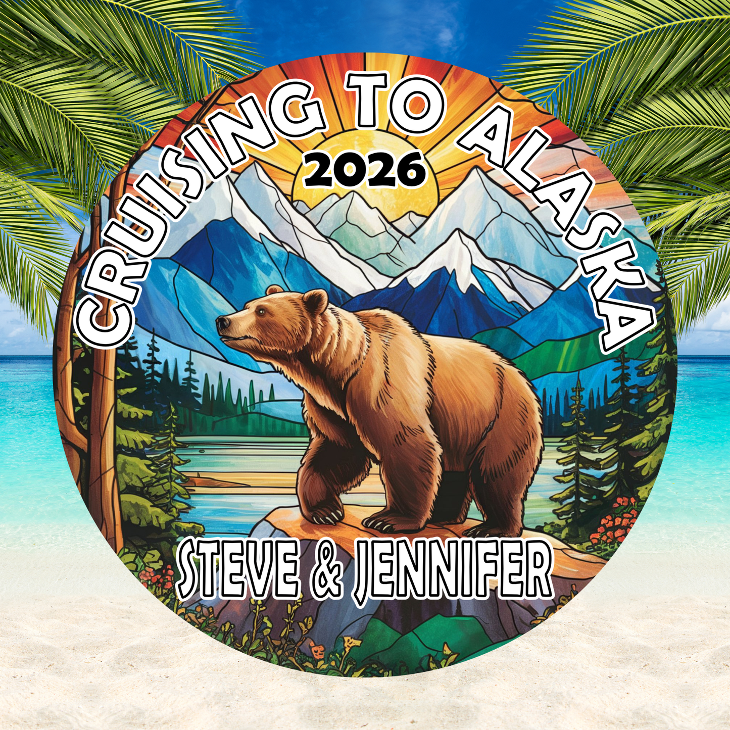 Cruising to Alaska Magnet