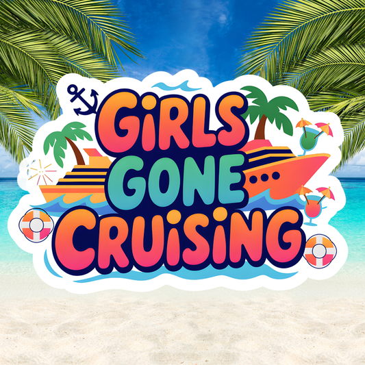 Girls Gone Cruising Magnet