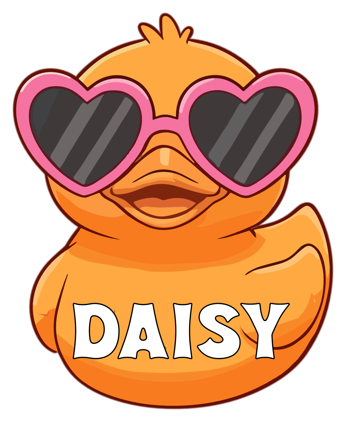 Cute Sunglass Rubber Duck Cruise Magnets