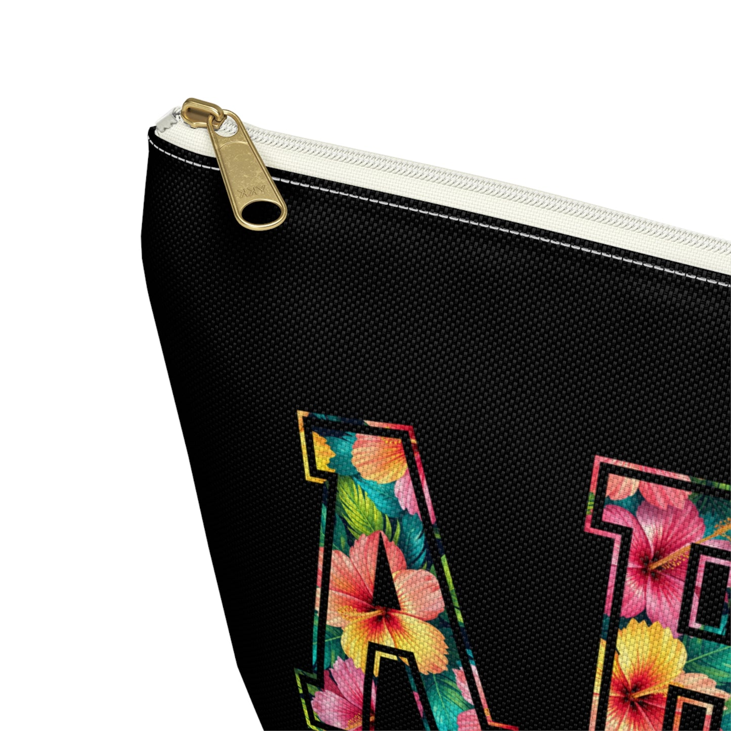 Tie-Dye Initials Accessory Pouch — 'ABDS' Est. 2020 Cosmetic Bag