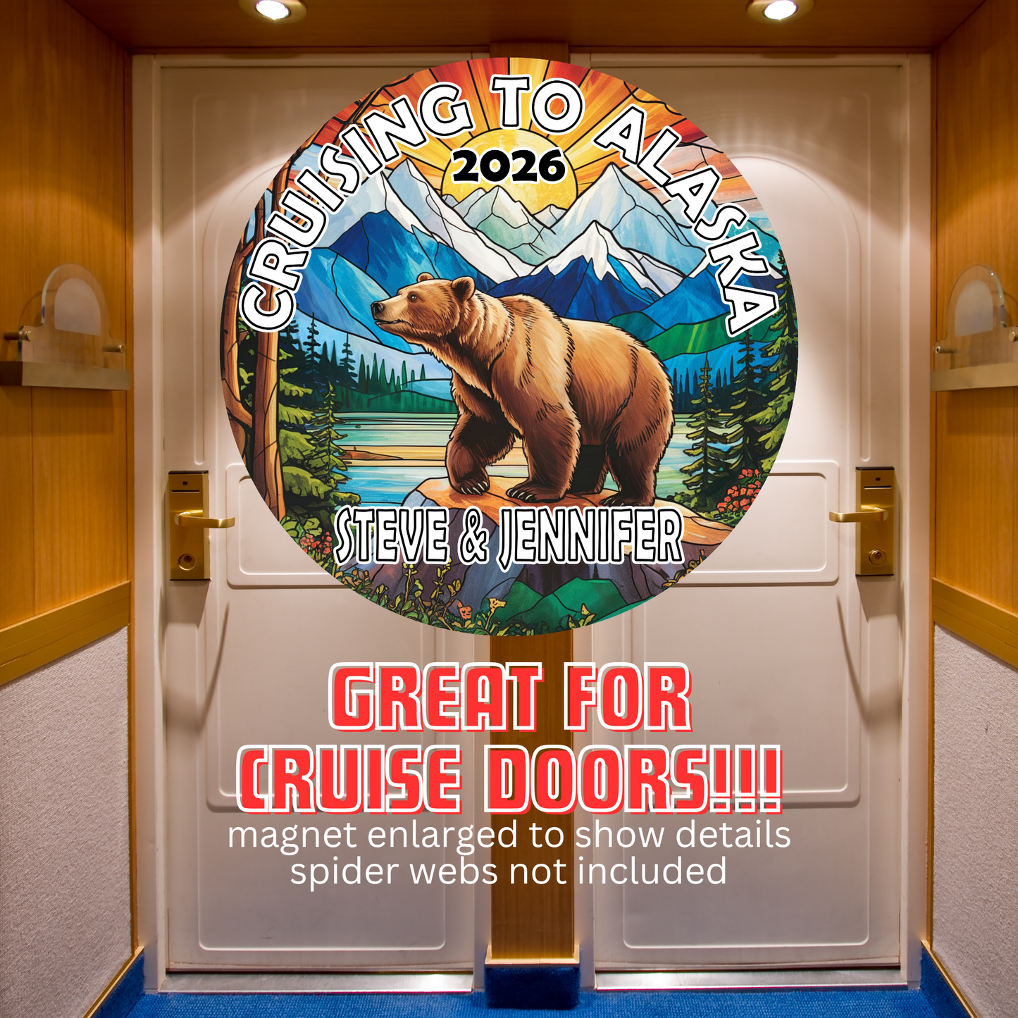 Cruising to Alaska Magnet