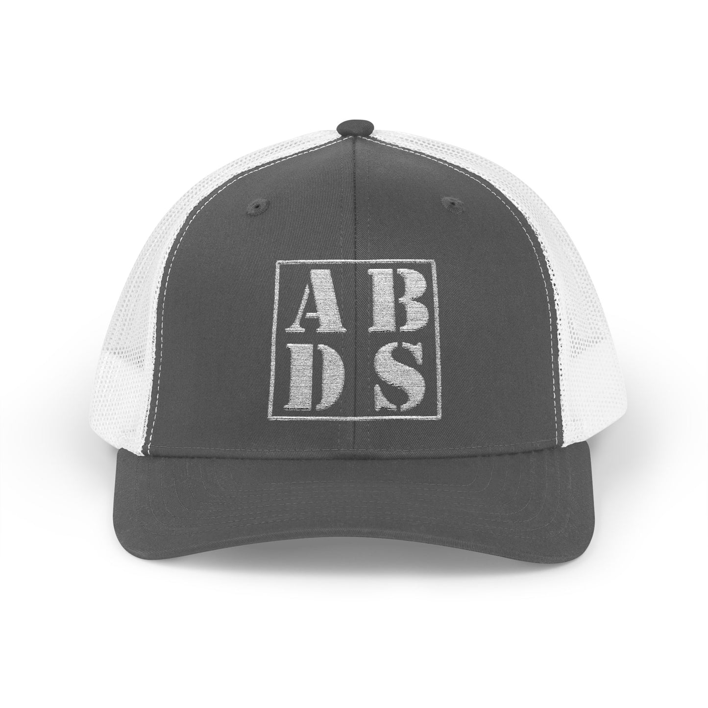 ABDS Distressed Block Logo Trucker Cap