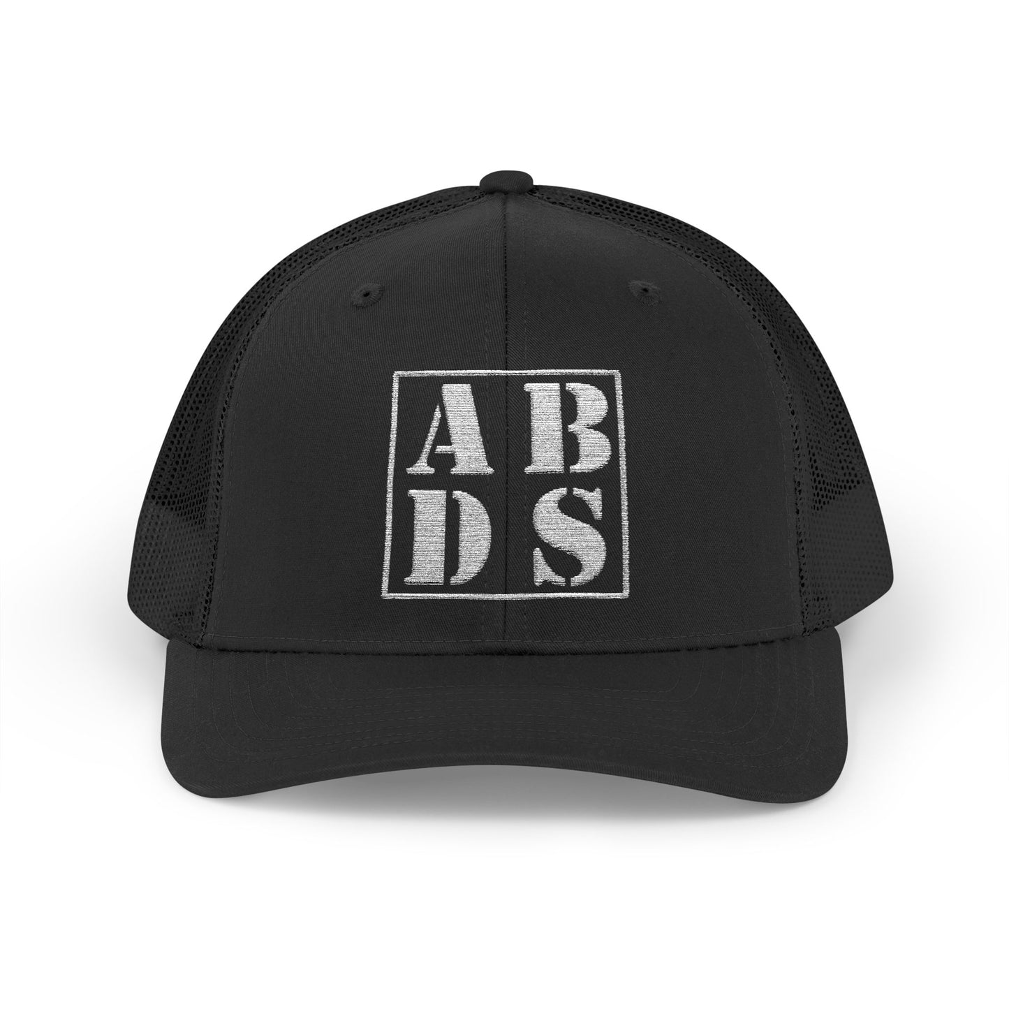 ABDS Distressed Block Logo Trucker Cap