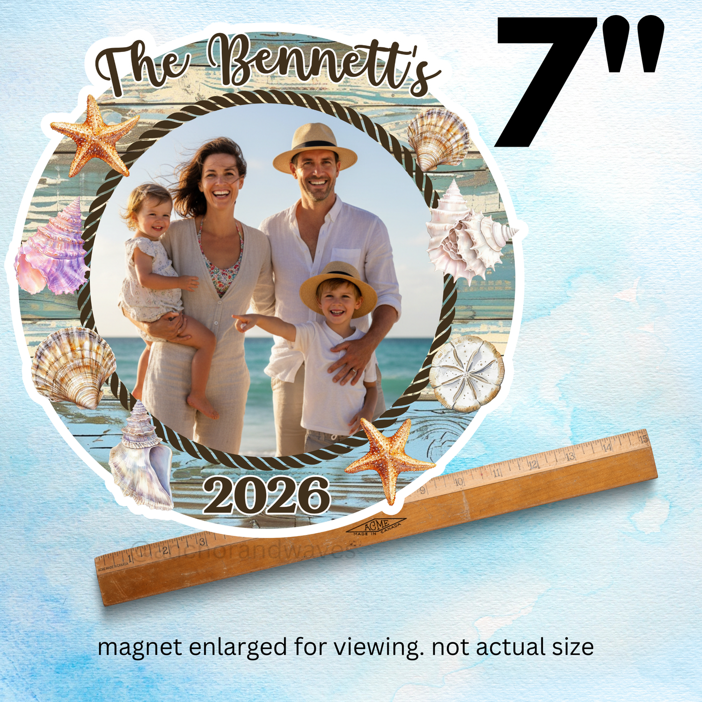 Family Photo Cruise Magnet