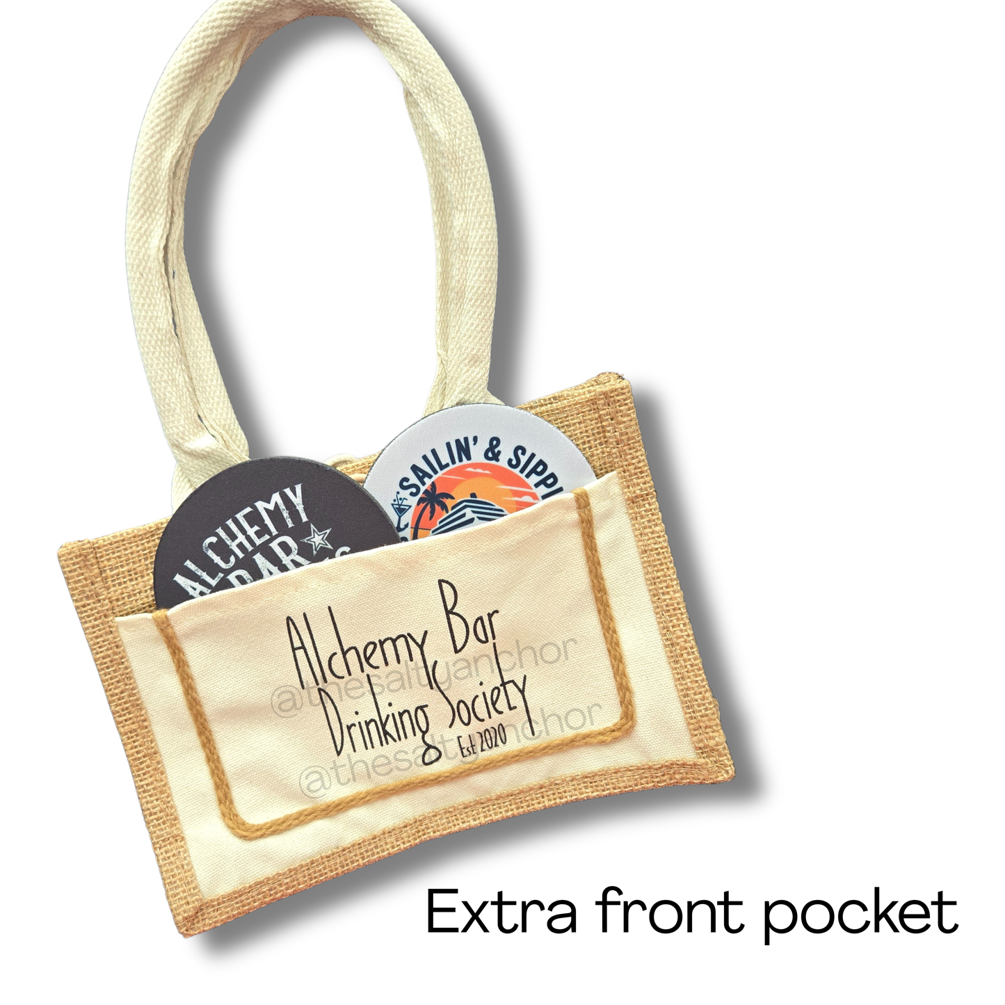 ABDS Women's Jute Tote Bag