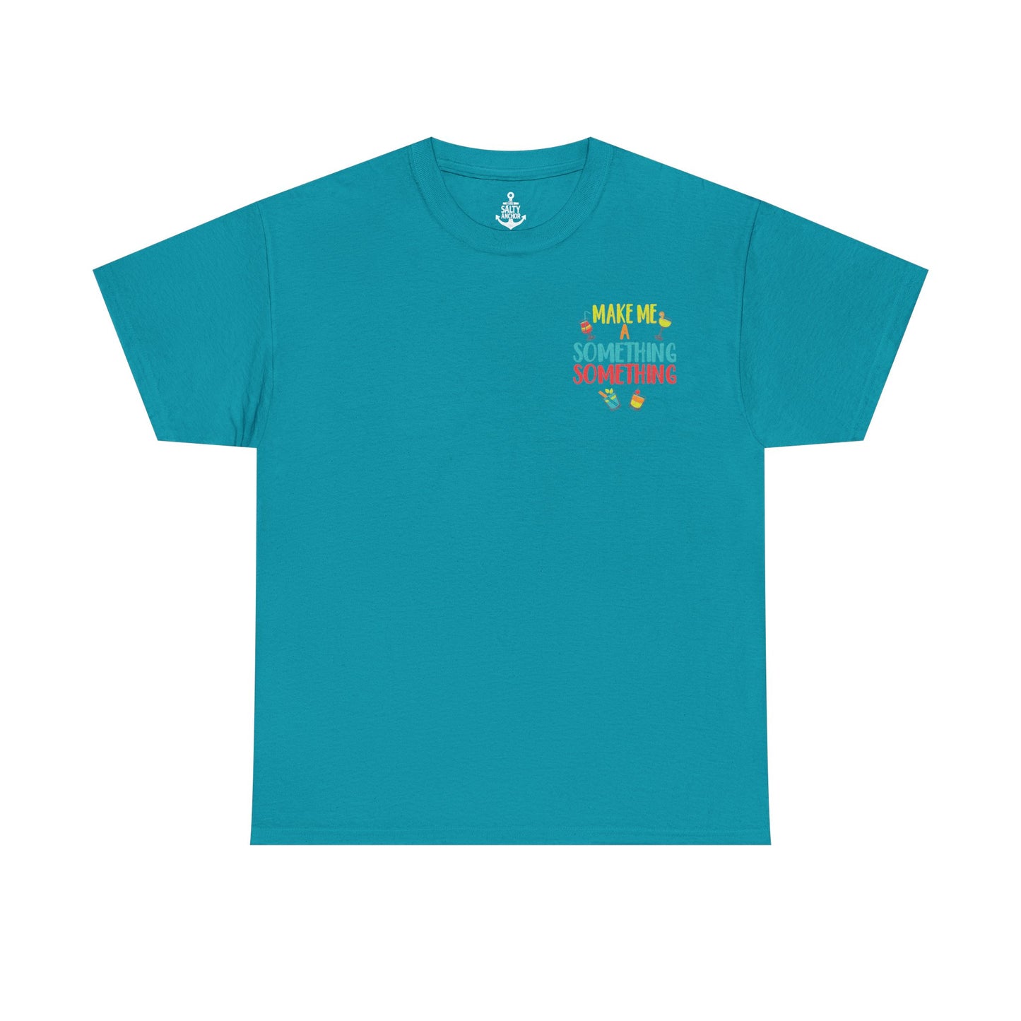 Cocktail Tee — "Make Me a Something Something" Summer Drink Graphic Shirt