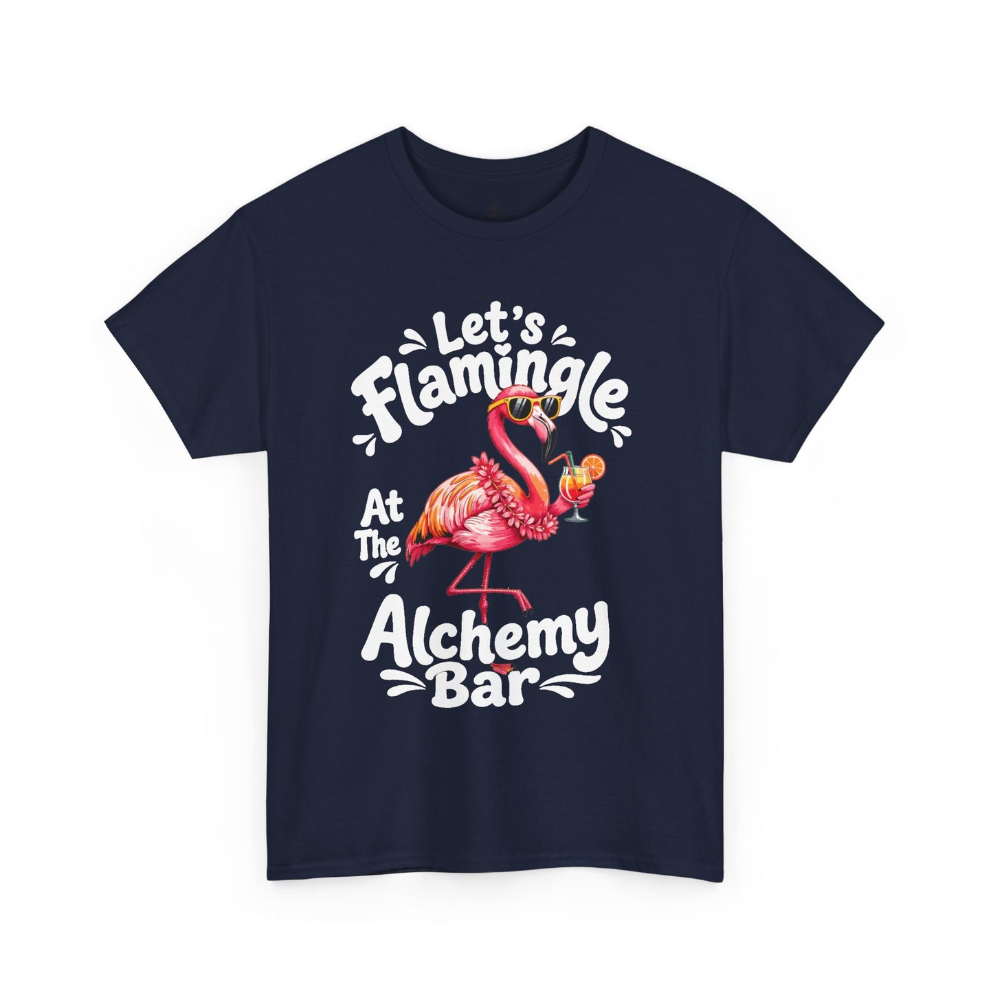 Let’s Flamingle at the Alchemy Bar Cute Tropical Tee