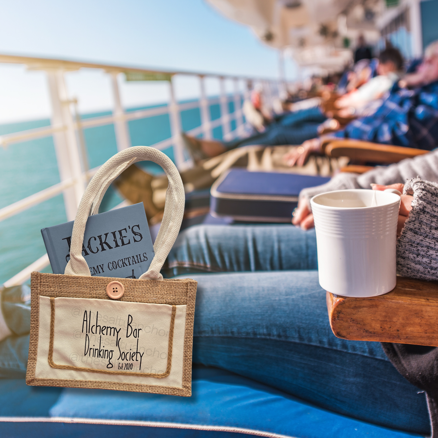 ABDS Women's Jute Tote Bag