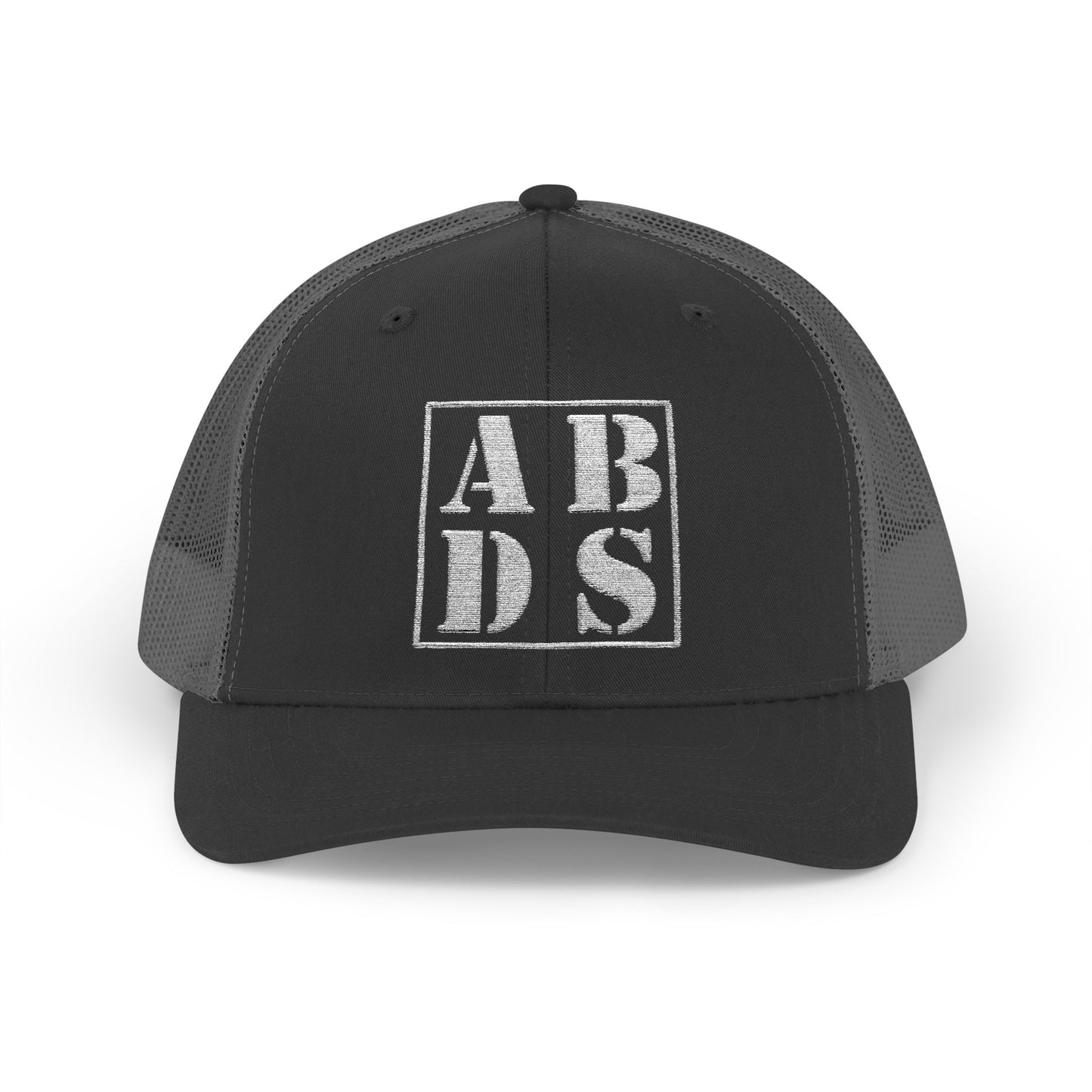 ABDS Distressed Block Logo Trucker Cap