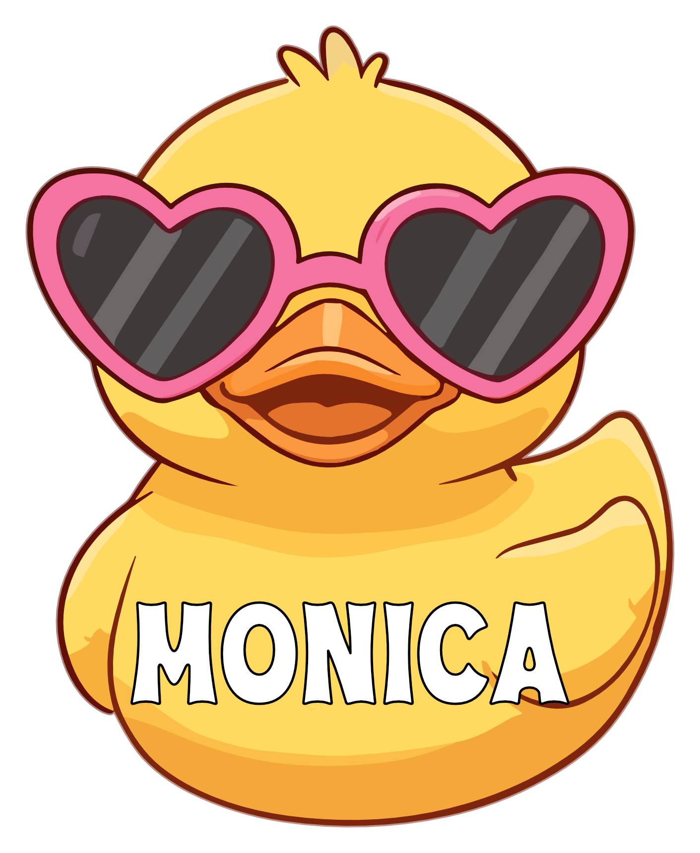Cute Sunglass Rubber Duck Cruise Magnets