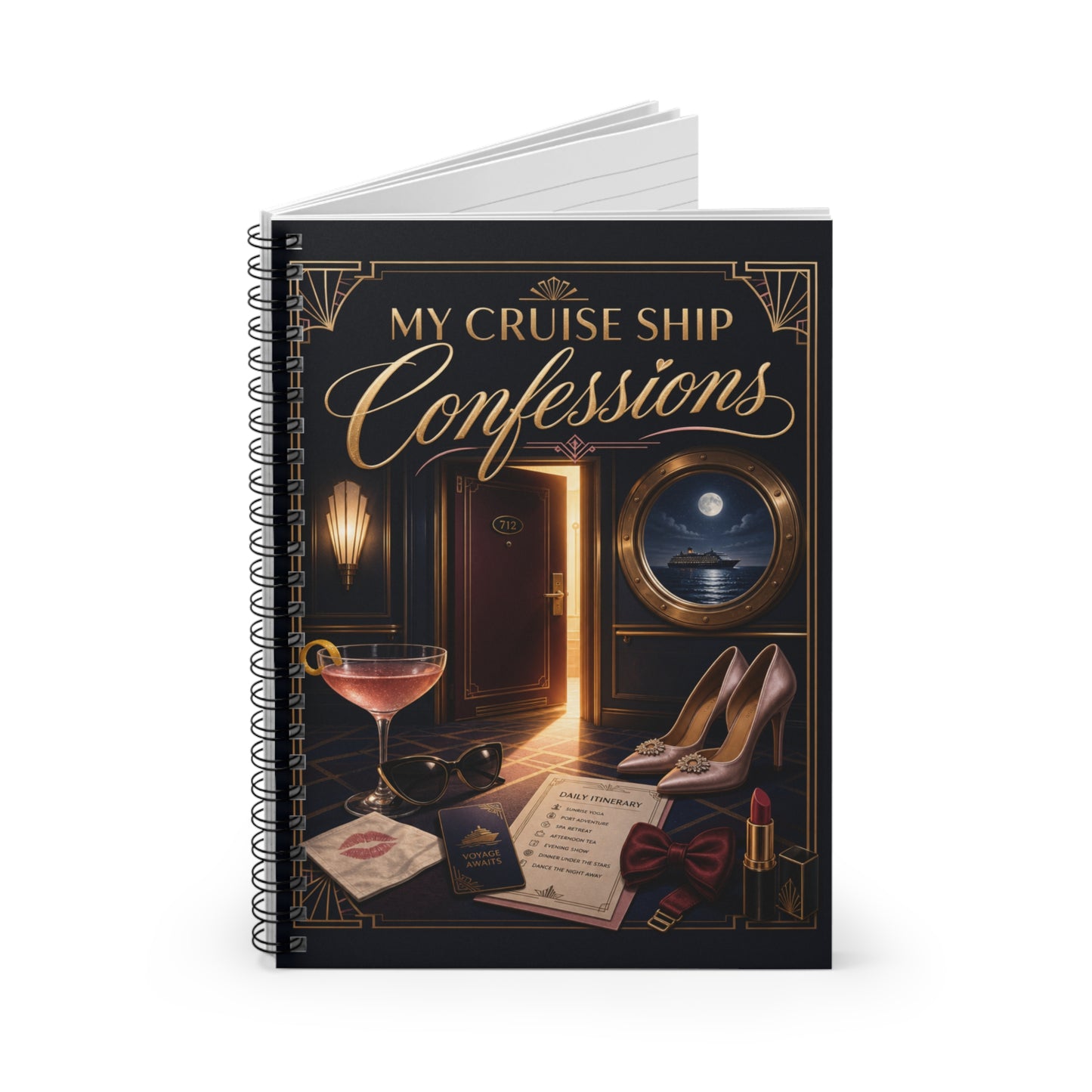 My Cruise Ship Confessions Cruise Spiral Journal