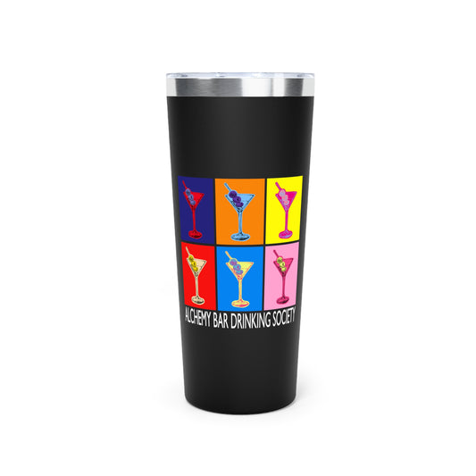 Alchemy Bar Drinking Society Tumbler - 22oz Insulated Copper Travel Mug
