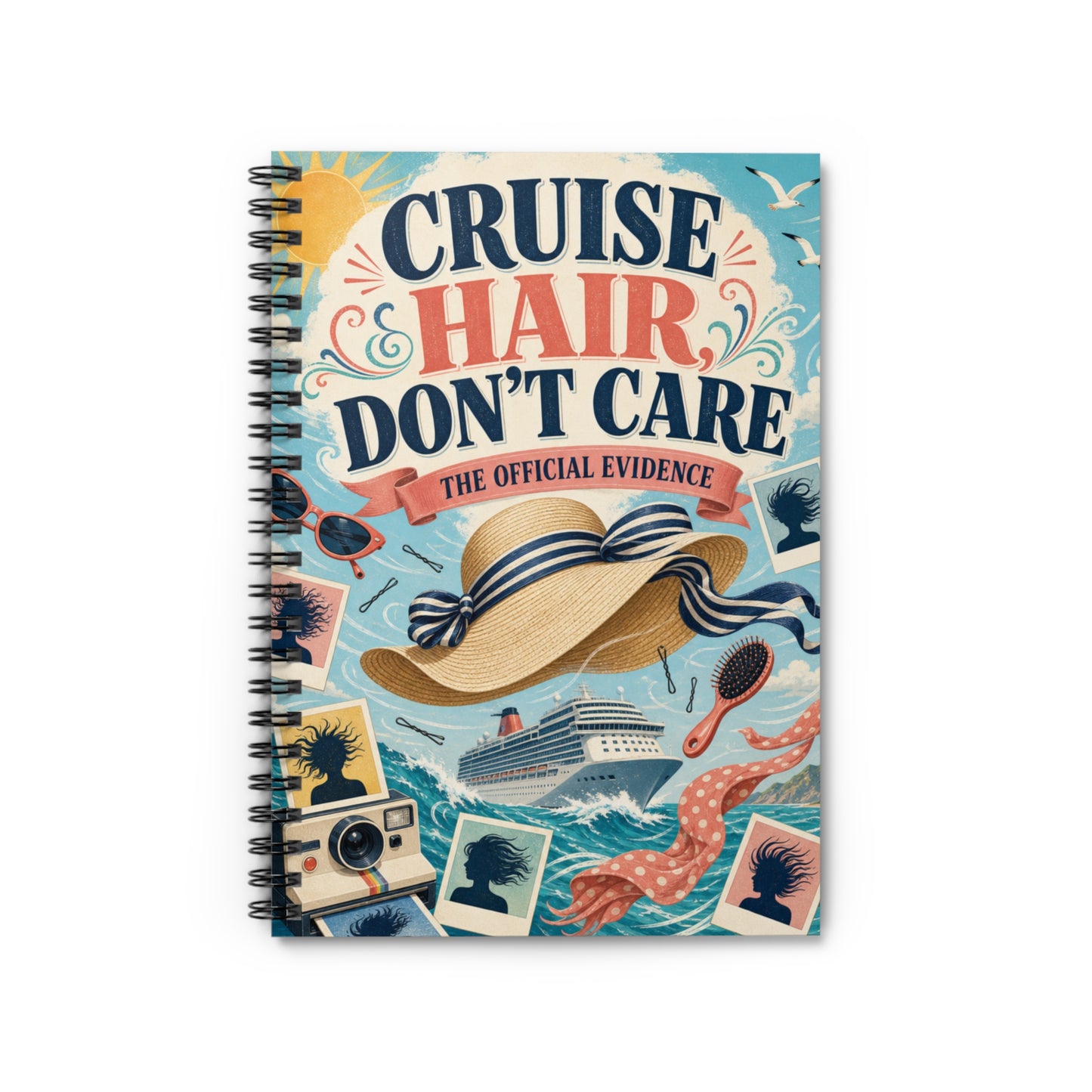 Cruise Hair Don't Care Cruise Spiral Journal