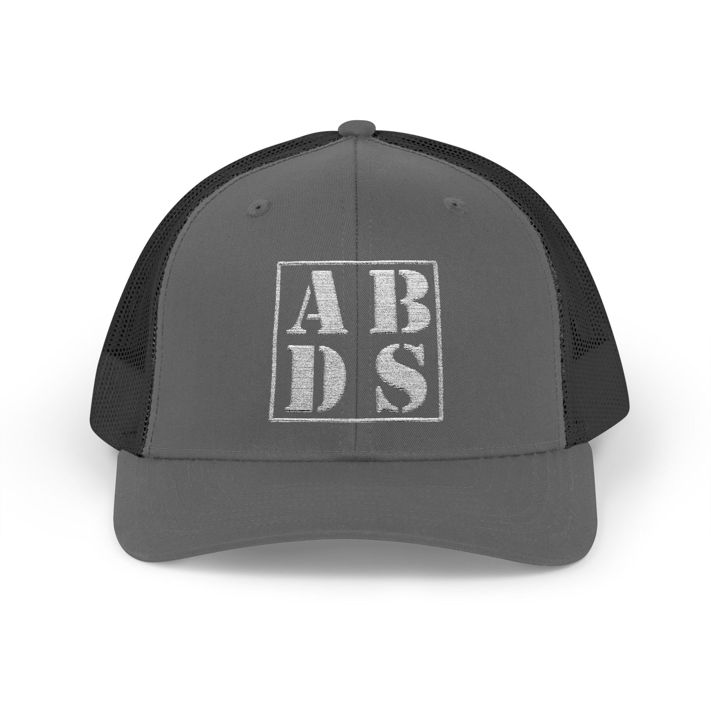 ABDS Distressed Block Logo Trucker Cap