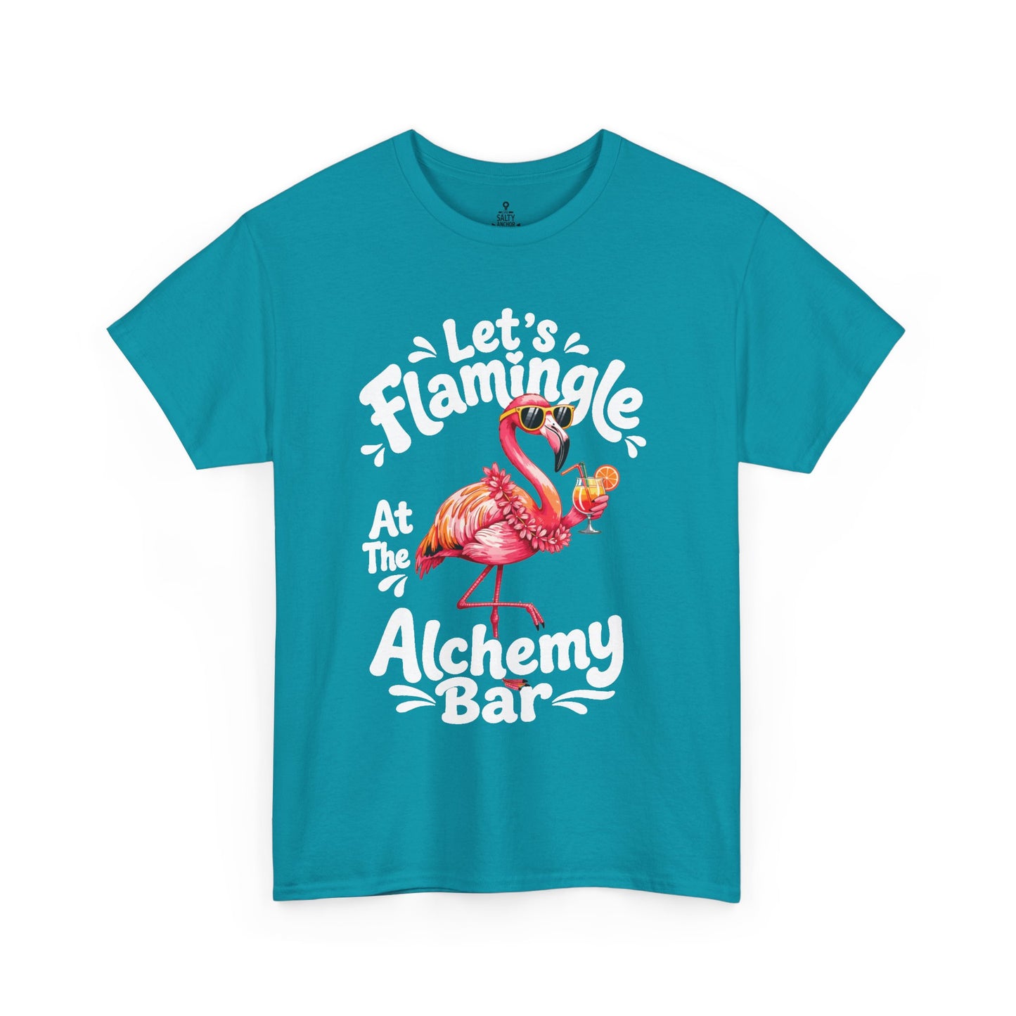 Let’s Flamingle at the Alchemy Bar Cute Tropical Tee