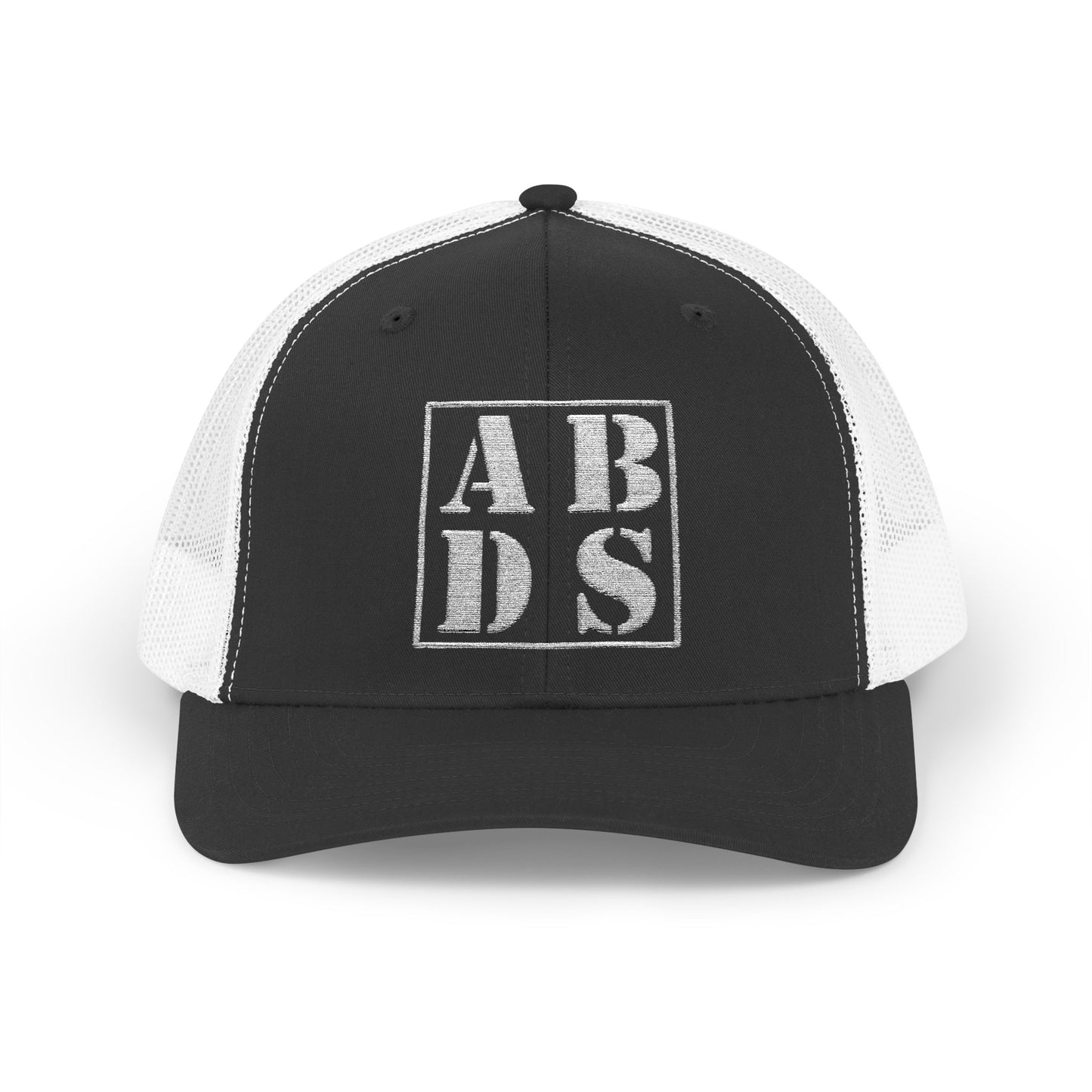 ABDS Distressed Block Logo Trucker Cap