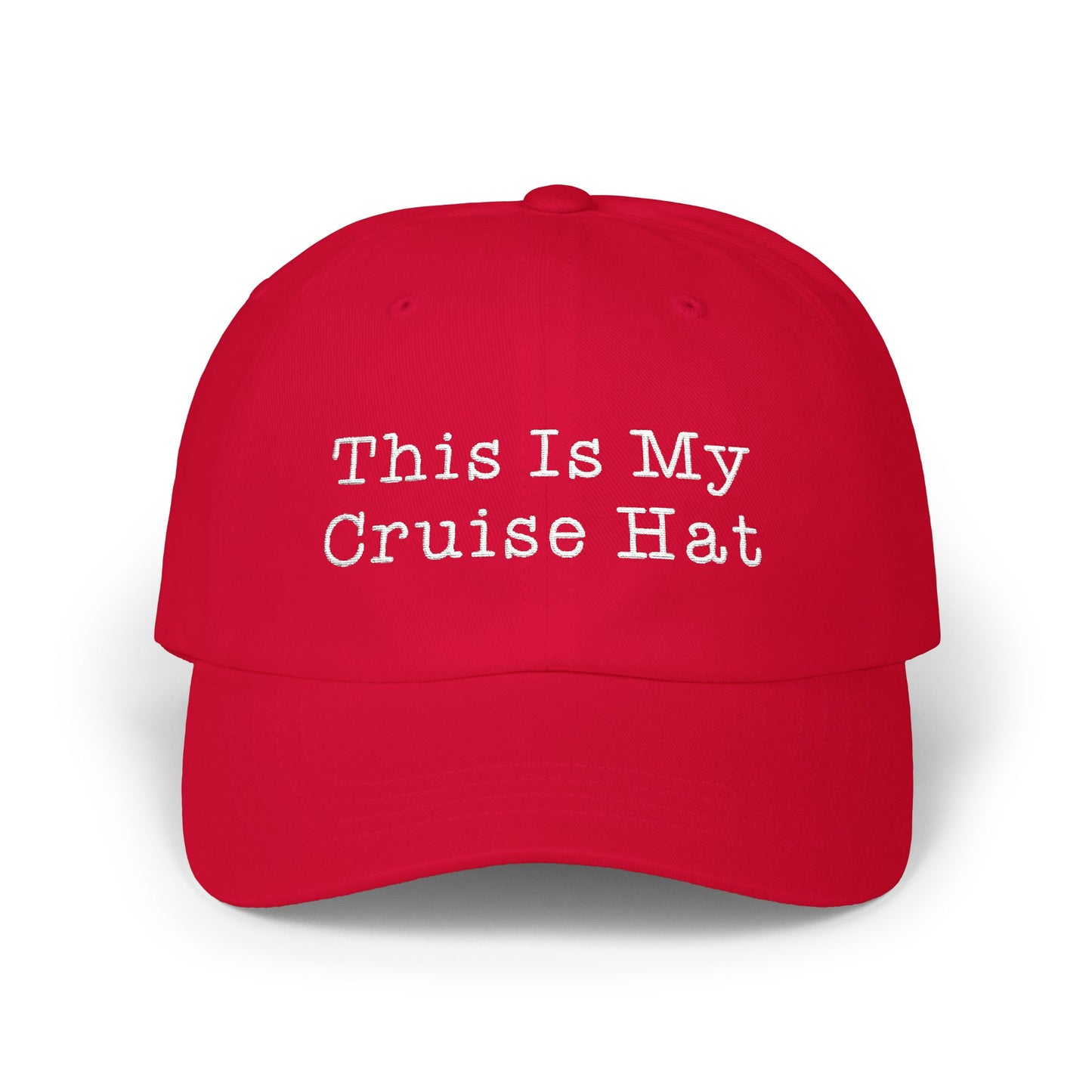 This Is My Cruise Hat Dad Cap — Embroidered Travel & Cruise Baseball Cap