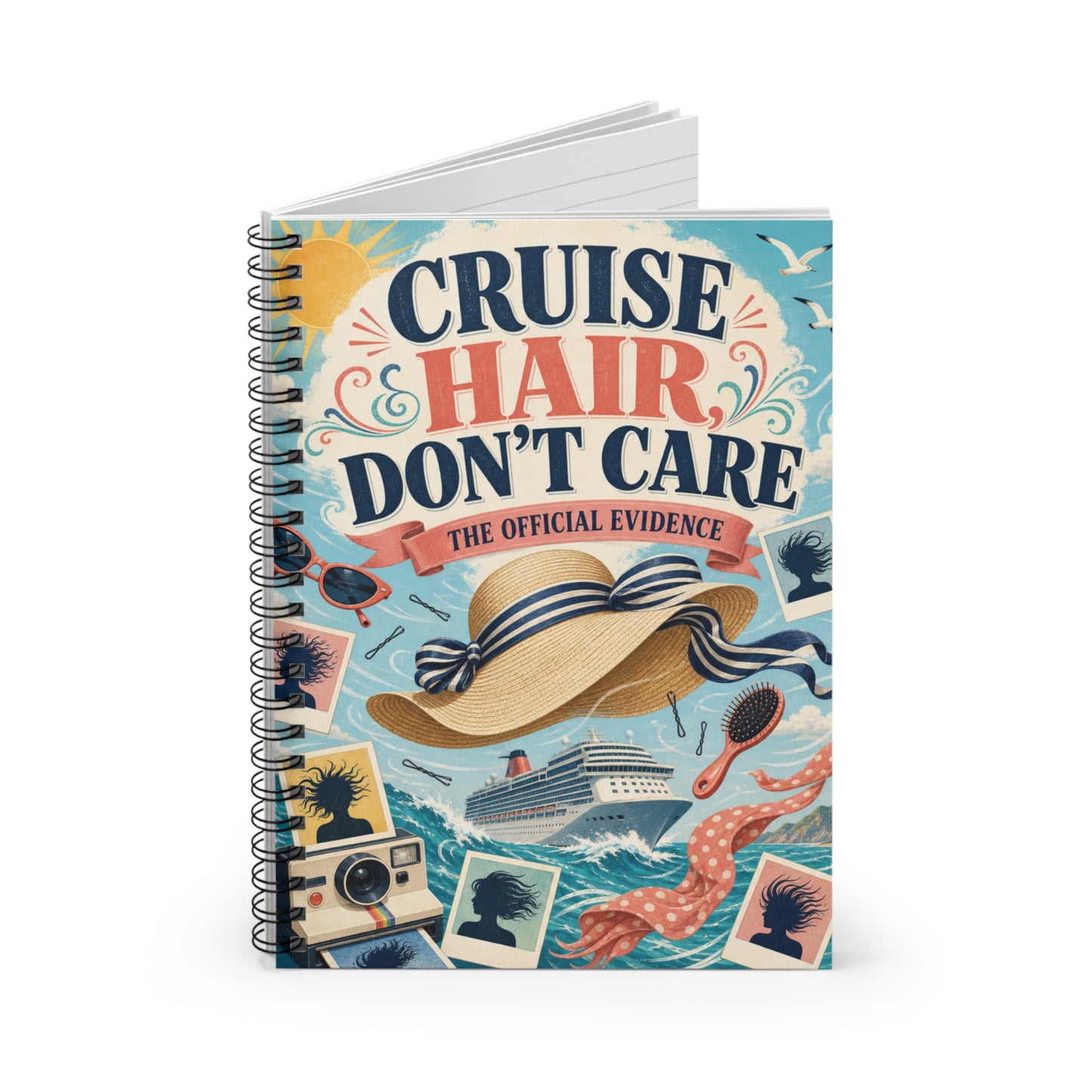Cruise Hair Don't Care Cruise Spiral Journal
