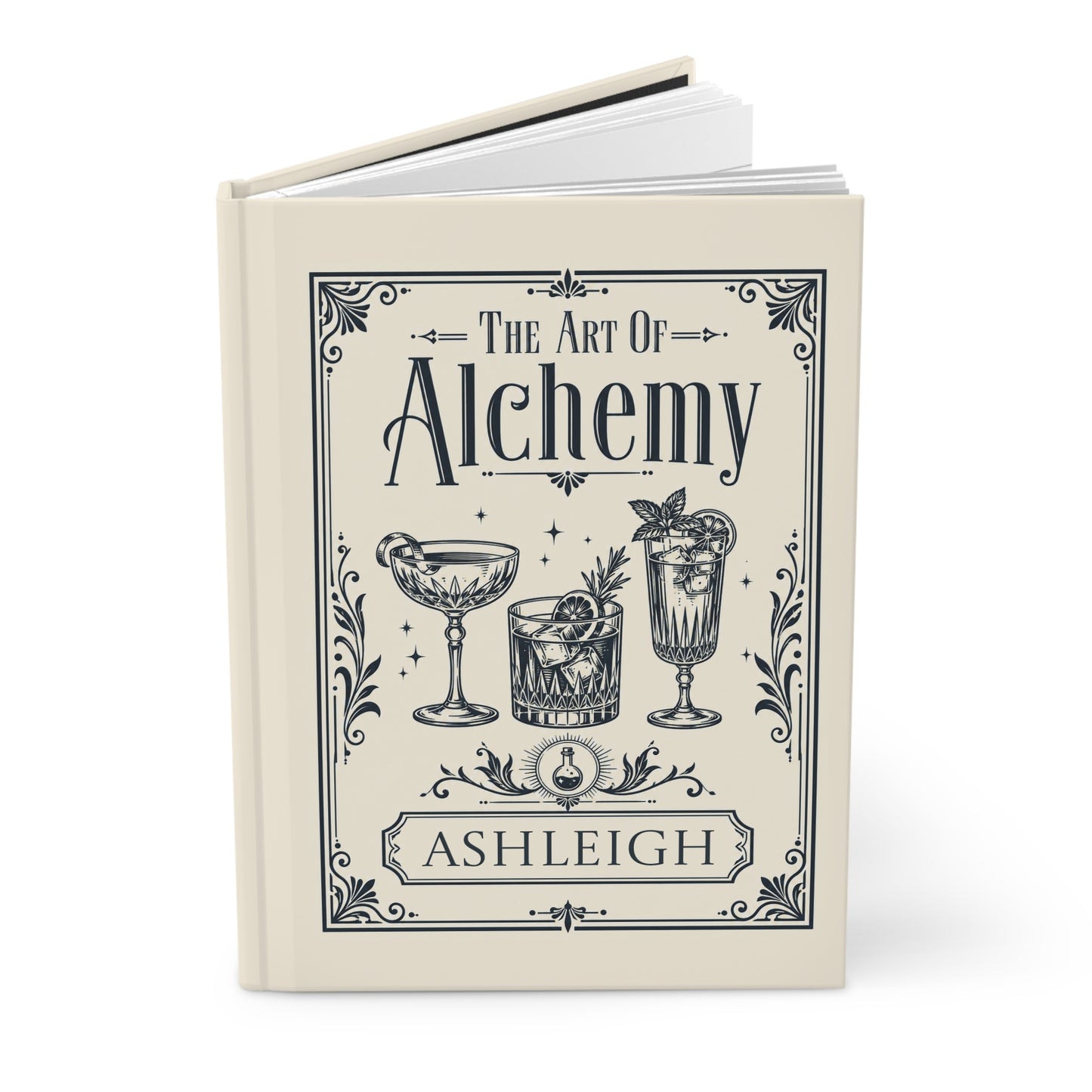 The Art of Alchemy - Personalized Hardcover Cocktail Recipe Journal
