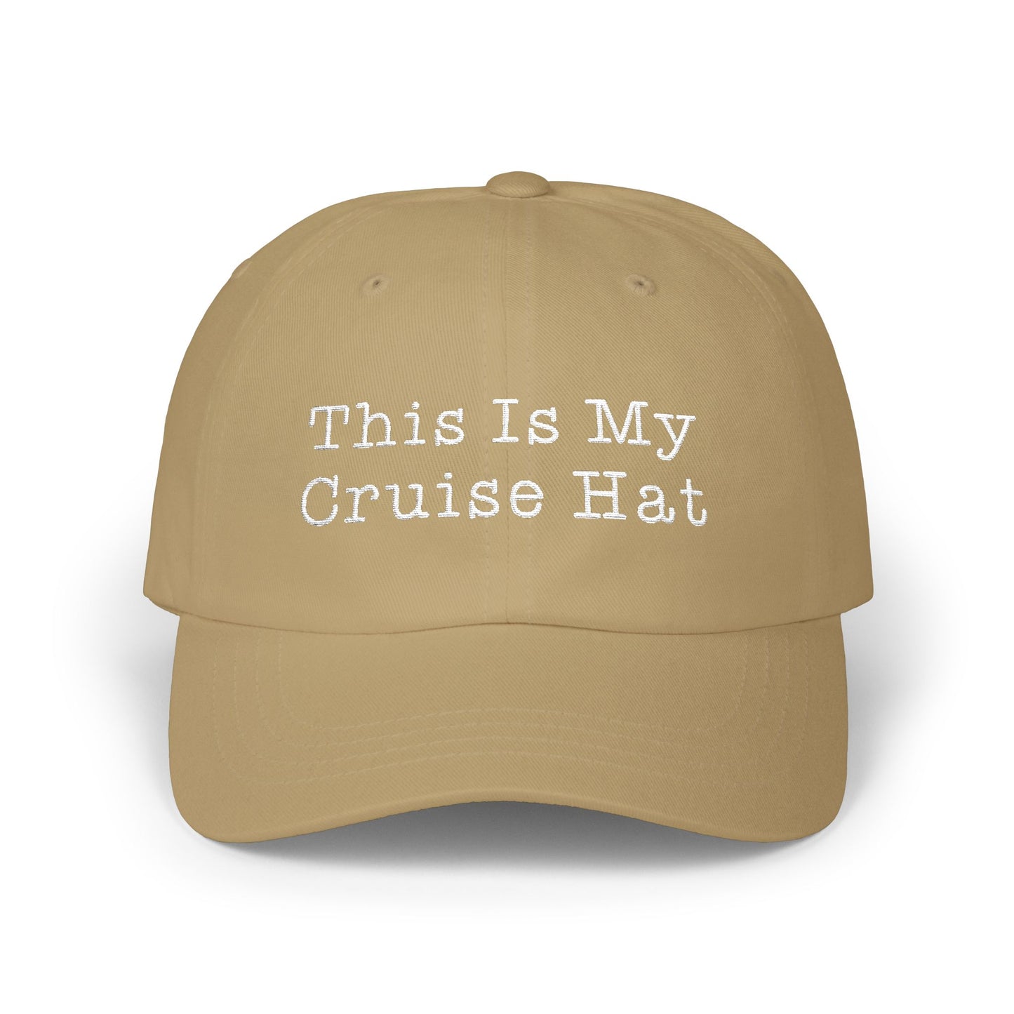 This Is My Cruise Hat Dad Cap — Embroidered Travel & Cruise Baseball Cap