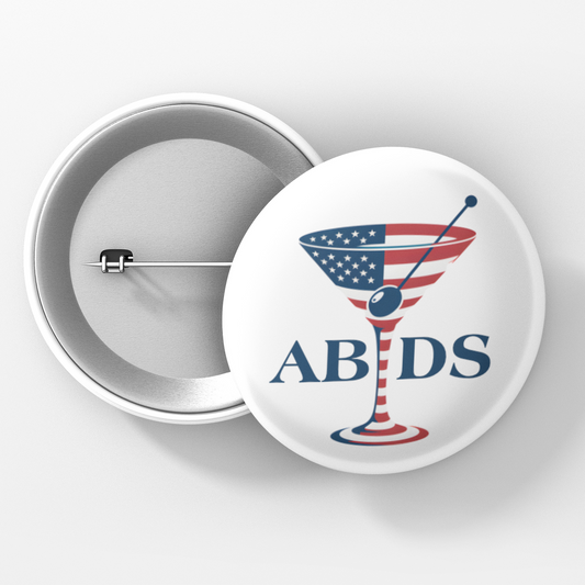ABDS USA Flag Martini Button