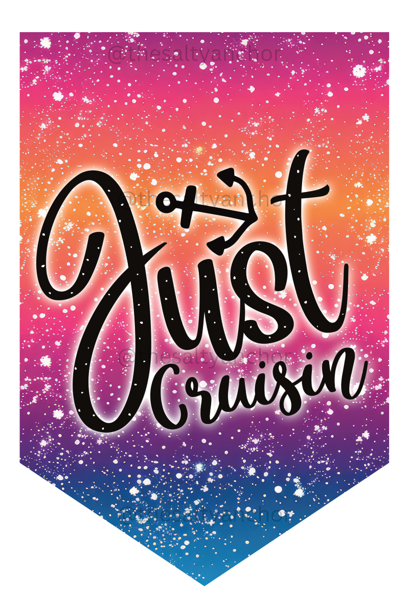 Just Cruising - Cruise Door Flag