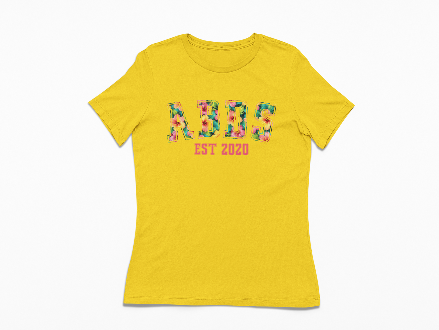 ABDS Bright Tropics Floral University Women's T-Shirt